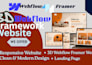 build a modern webflow or framer website with 3d effects